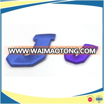 High Quality Customized 3D Embroidery Patches Name Letters design